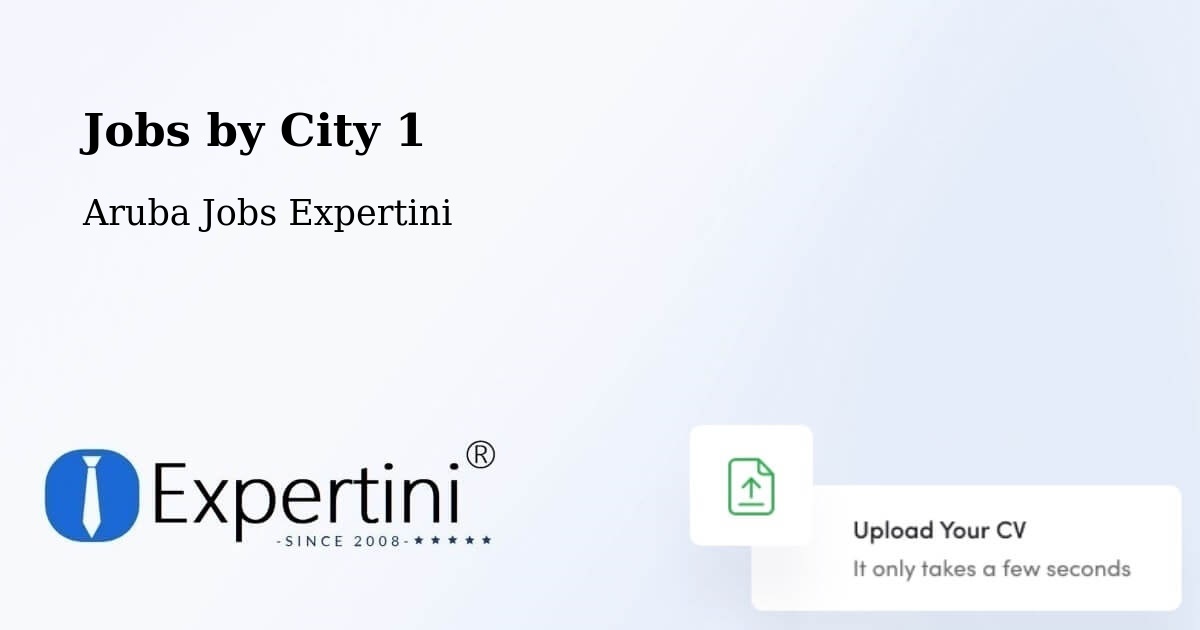City Jobs in Aruba - Expertini
