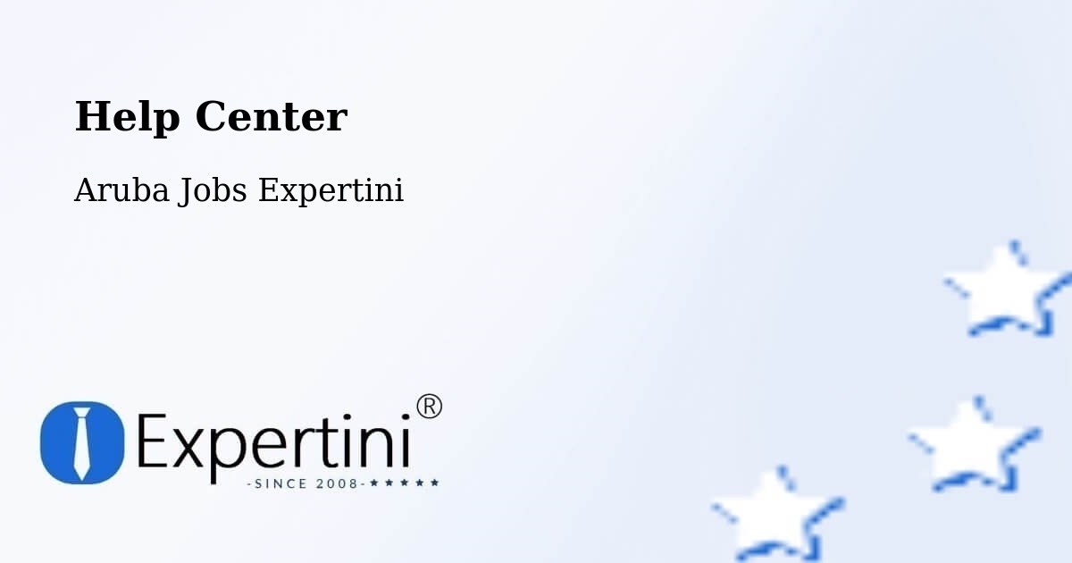Help Center – Noord - Aruba Jobs Expertini